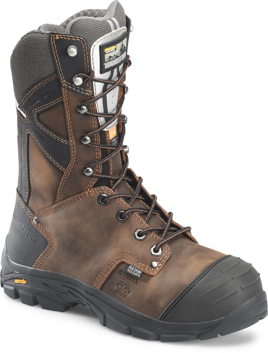 Carolina Boot Men’s 10” Lightweight Wp Aluminum Toe D3o Internal Met Guard Dark Brown