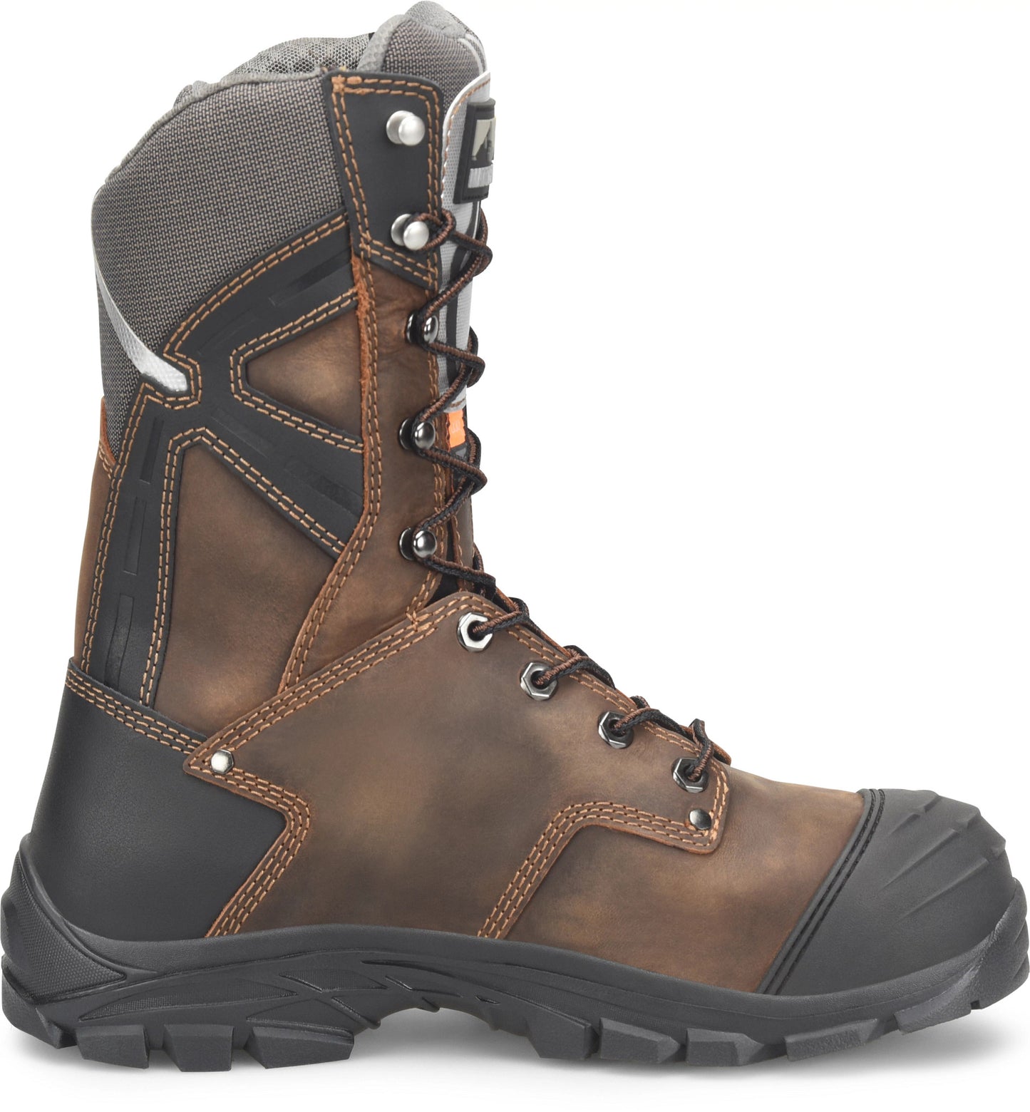 Carolina Boot Men’s 10” Lightweight Wp Aluminum Toe D3o Internal Met Guard Dark Brown