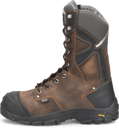Carolina Boot Men’s 10” Lightweight Wp Aluminum Toe D3o Internal Met Guard Dark Brown