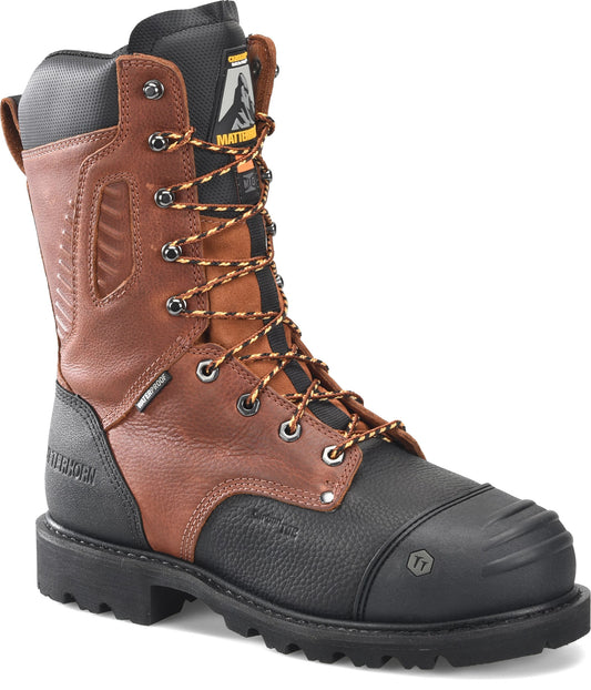 Carolina Boot Matterhorn Nickel 10" Carbon Composite Toe Internal Met Guard Dark Brown