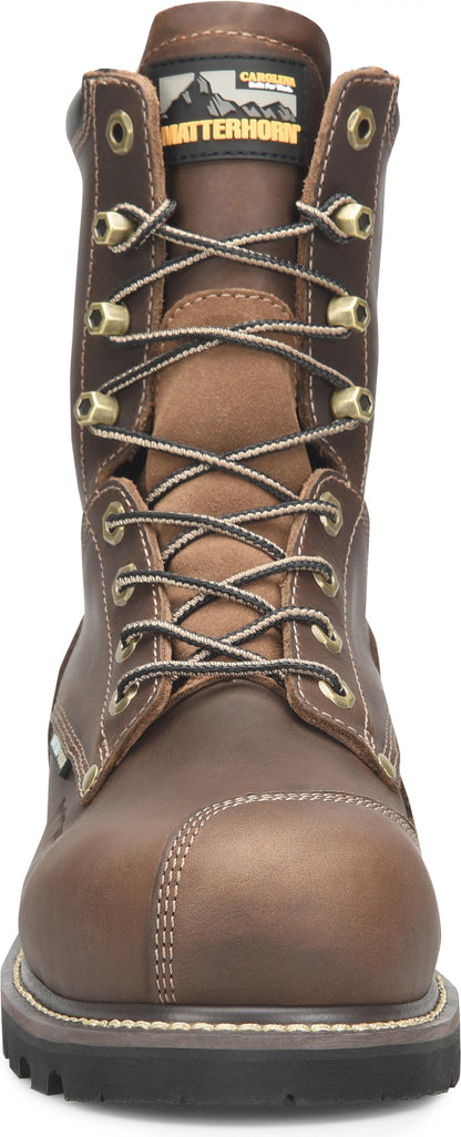 Carolina Boot Matterhorn Corvus 8" Composite Toe Waterproof Work Boot Dark Brown
