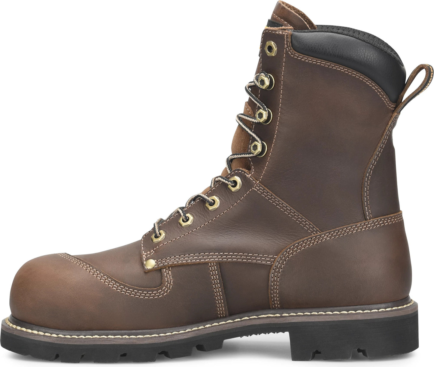 Carolina Boot Matterhorn Corvus 8" Composite Toe Waterproof Work Boot Dark Brown