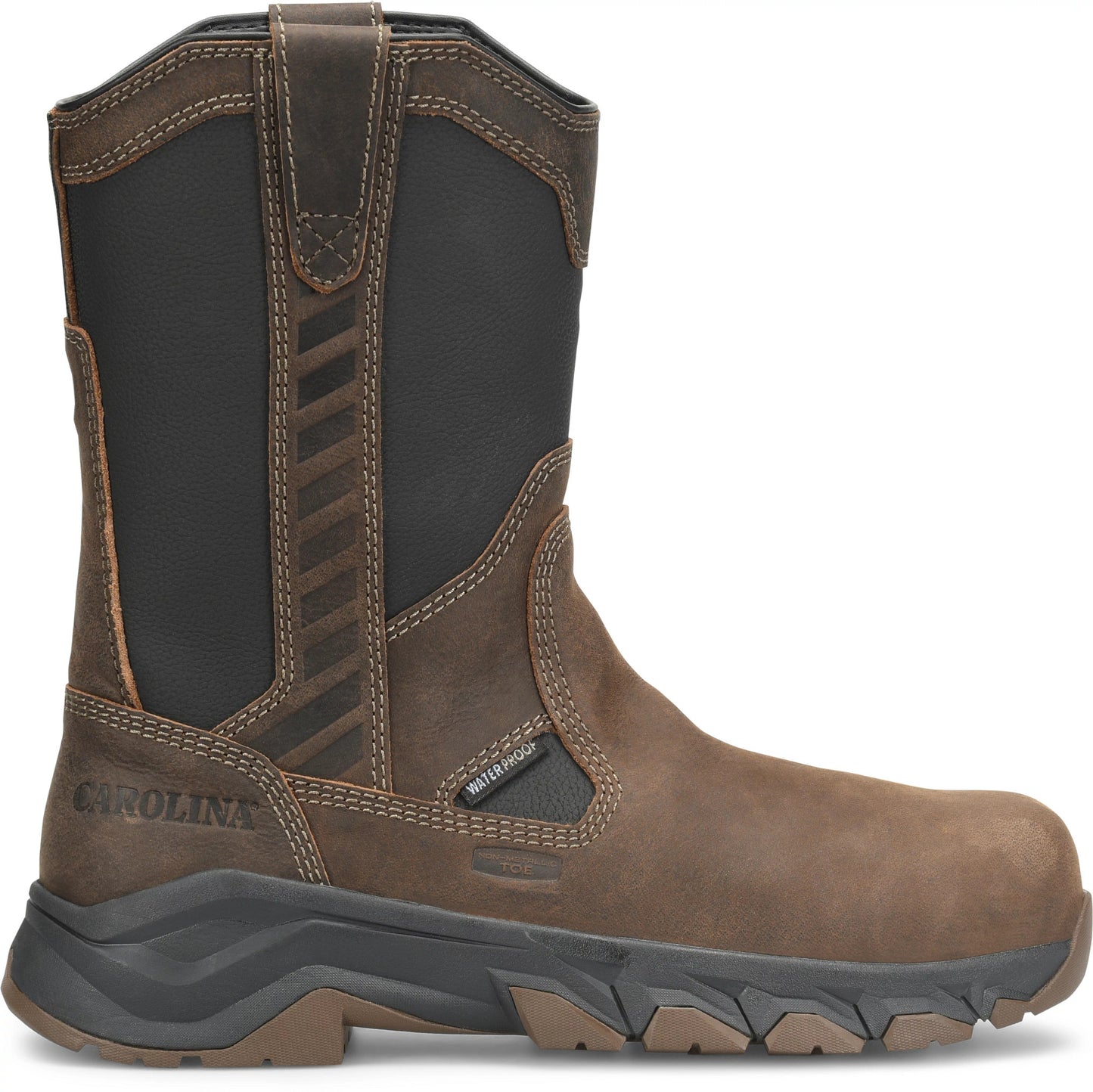 Carolina Boot Subframe 10" Comp Toe Ranch Wellington Dark Brown