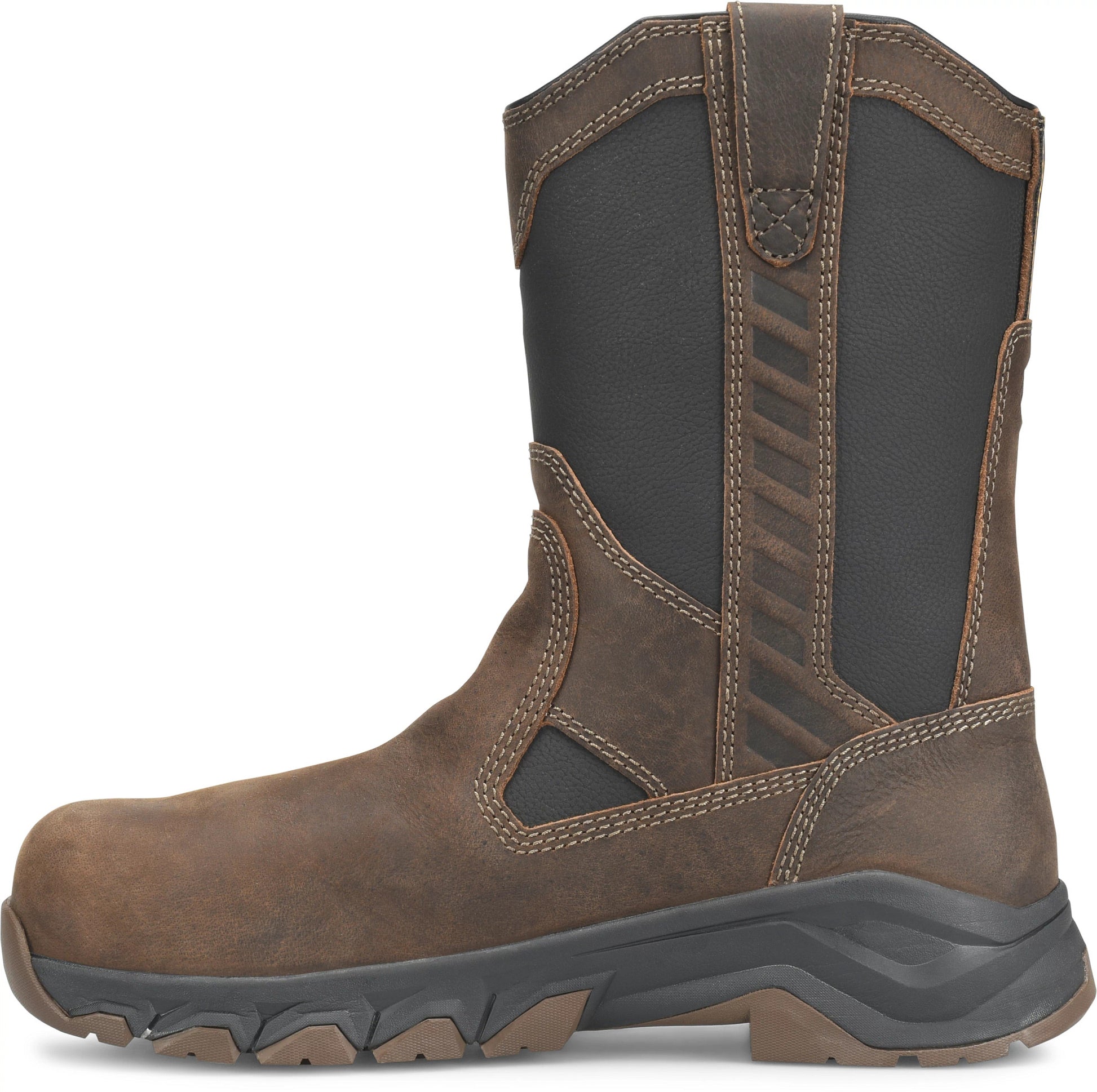 Carolina Boot Subframe 10" Comp Toe Ranch Wellington Dark Brown