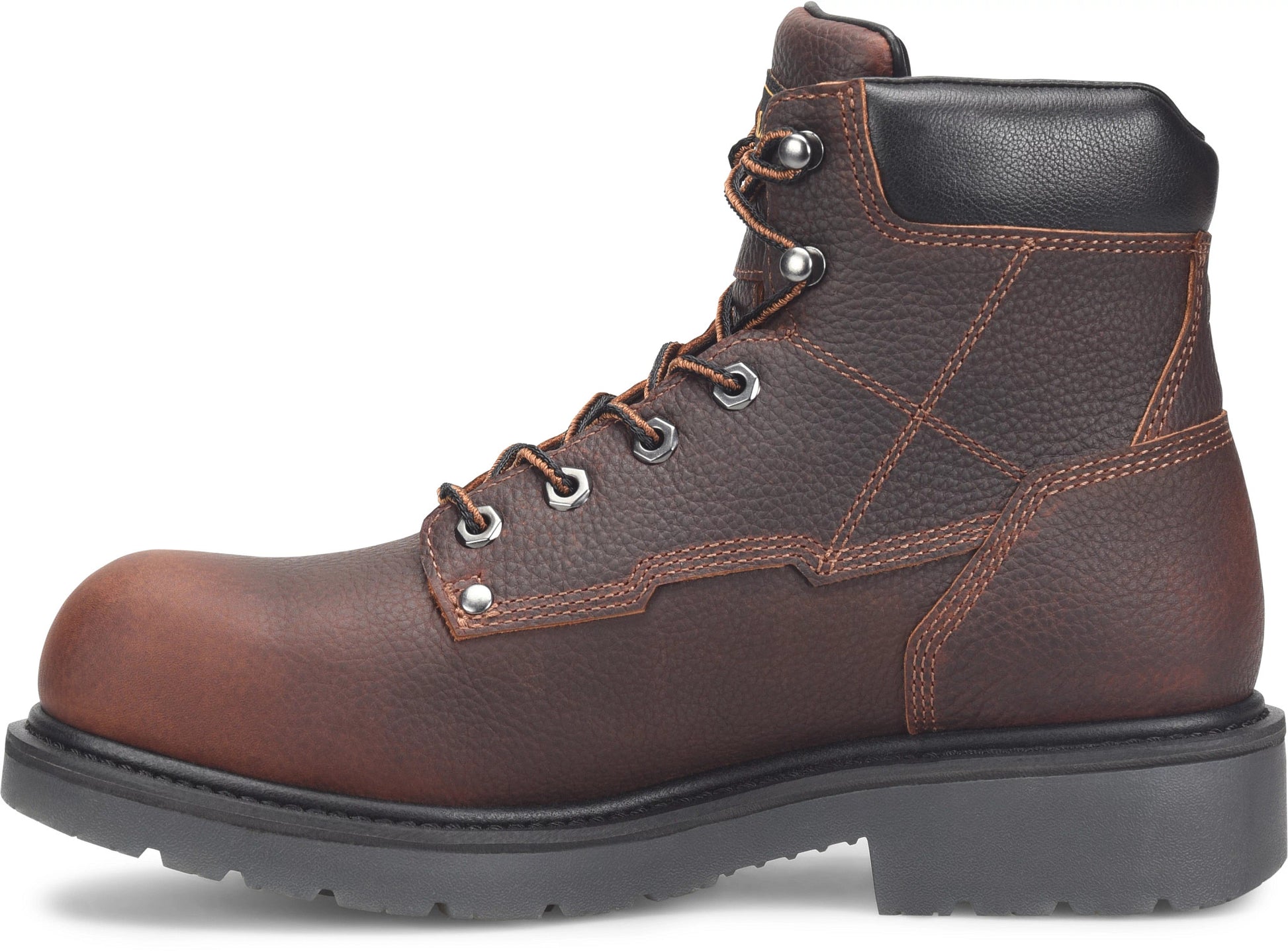 Carolina Boot Dice Men’s 6” Waterproof Aluminum Toe Work Boot Dark Brown
