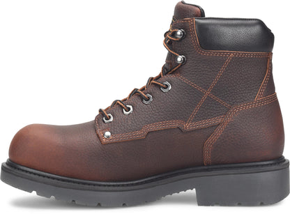 Carolina Boot Dice Men’s 6” Waterproof Aluminum Toe Work Boot Dark Brown