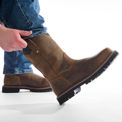Carolina Boot Judge Comp Toe Dark Brown