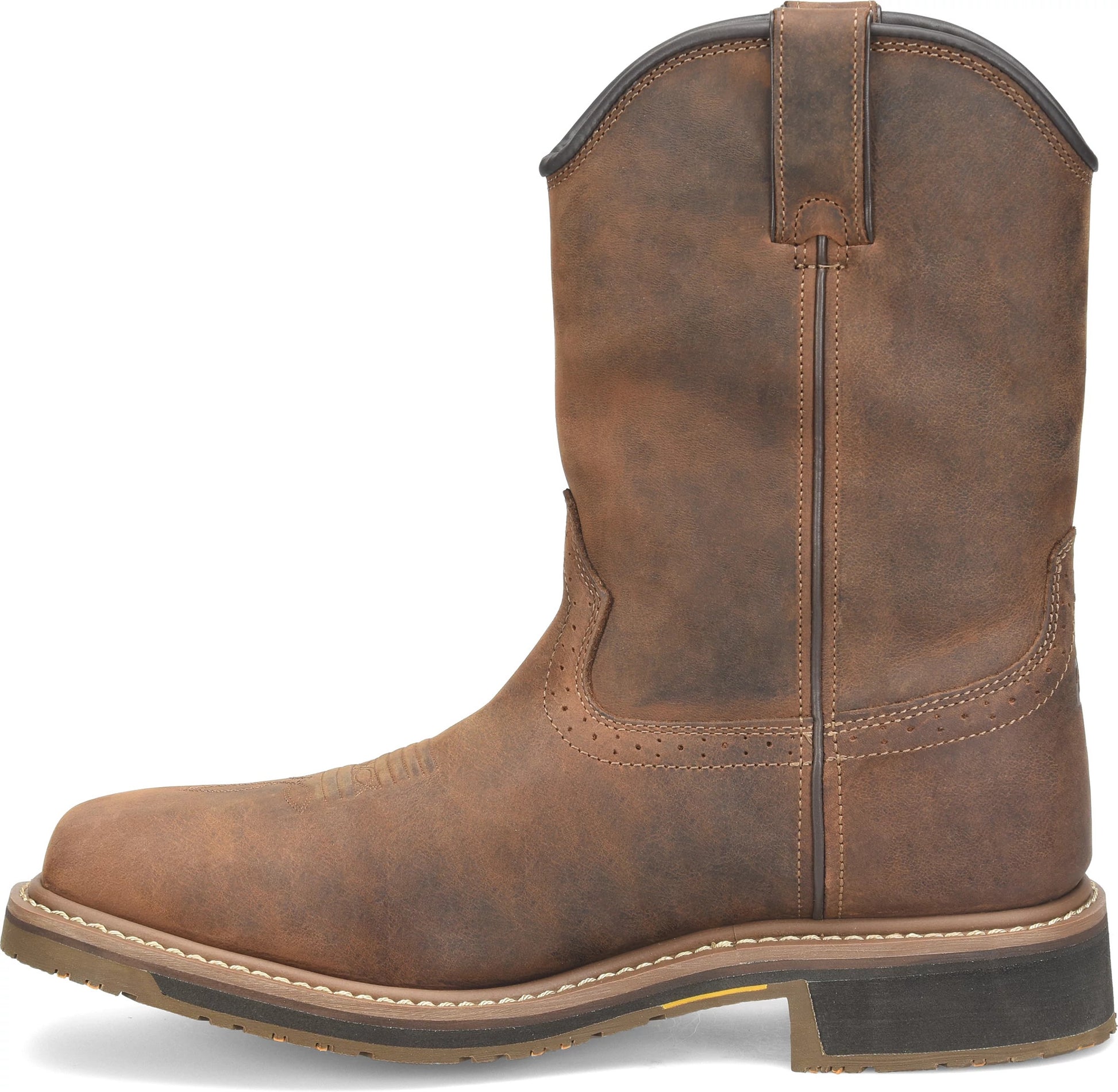Carolina Boot Anchor 10" Composite Toe Waterproof Roper Boot Brown