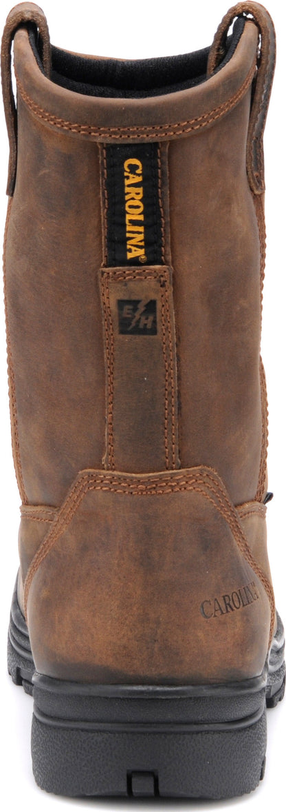 Carolina Boot Laser 10" Pull On Composite Toe Waterproof Work Boot Brown