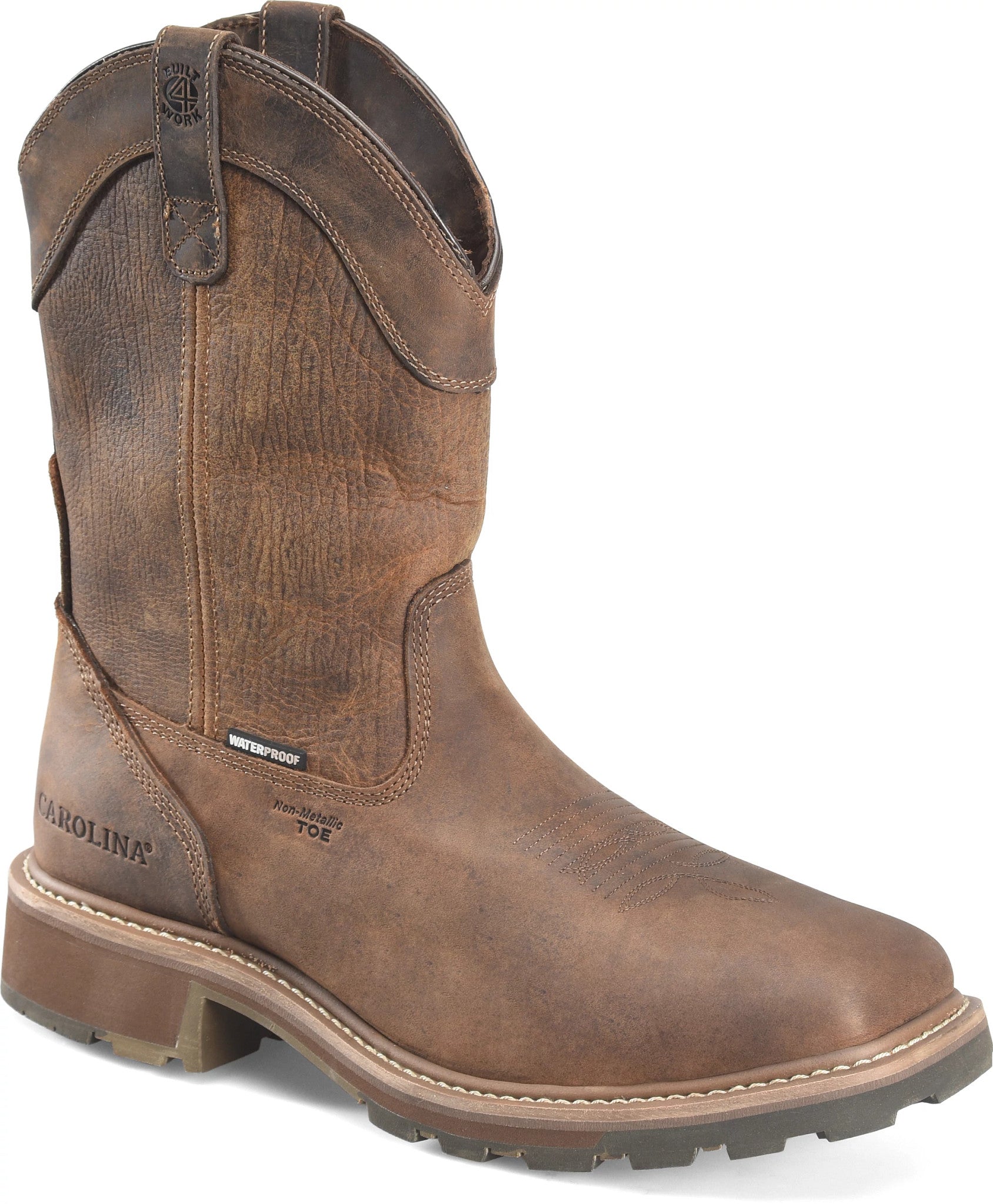 Carolina Boot Girder 11" Composite Toe Waterproof Roper Boot Dark Brown
