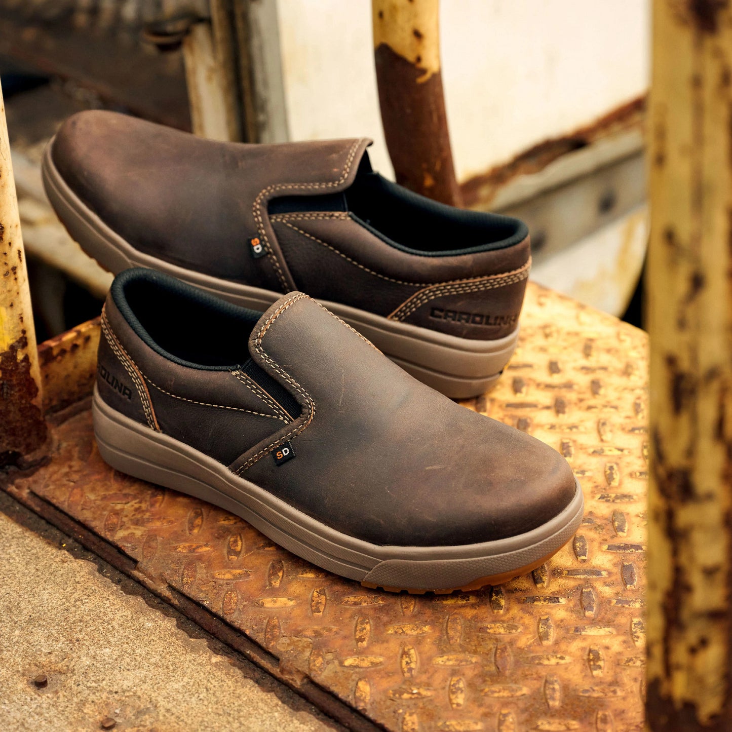 Carolina Boot Slabline Slip-On Comp Toe Charcoal