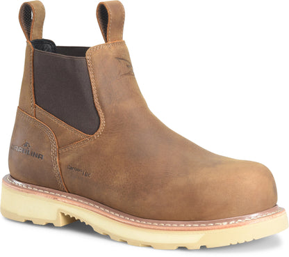 Carolina Boot Staple Gun 6" Carbon Comp Toe Chelsea Brown