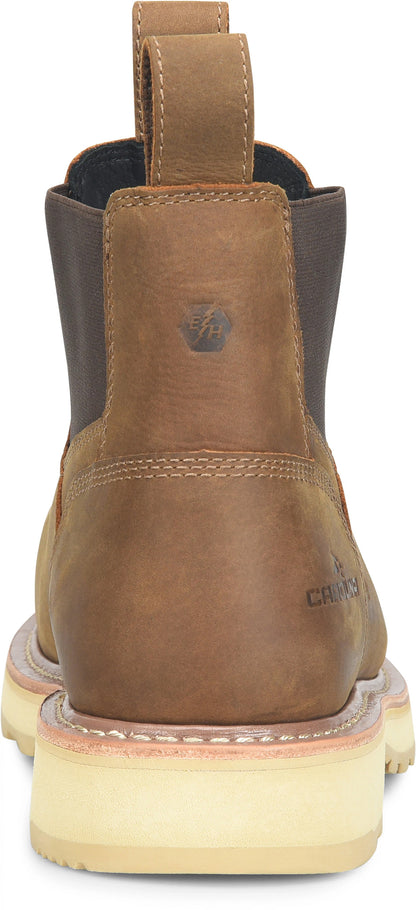 Carolina Boot Staple Gun 6" Carbon Comp Toe Chelsea Brown