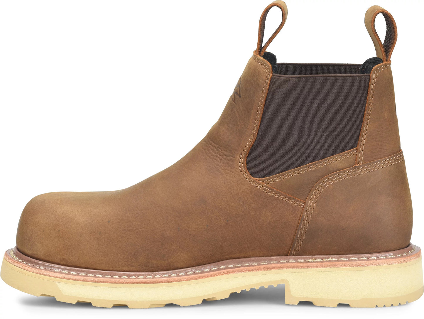 Carolina Boot Staple Gun 6" Carbon Comp Toe Chelsea Brown