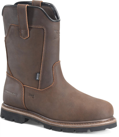 Carolina Boot Gruntz 10" Steel Toe Pull On Dark Brown