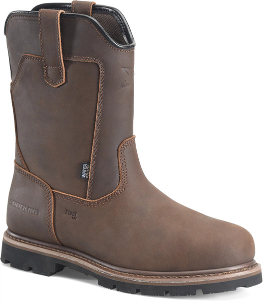 Carolina Boot Gruntz 10" Steel Toe Pull On Dark Brown