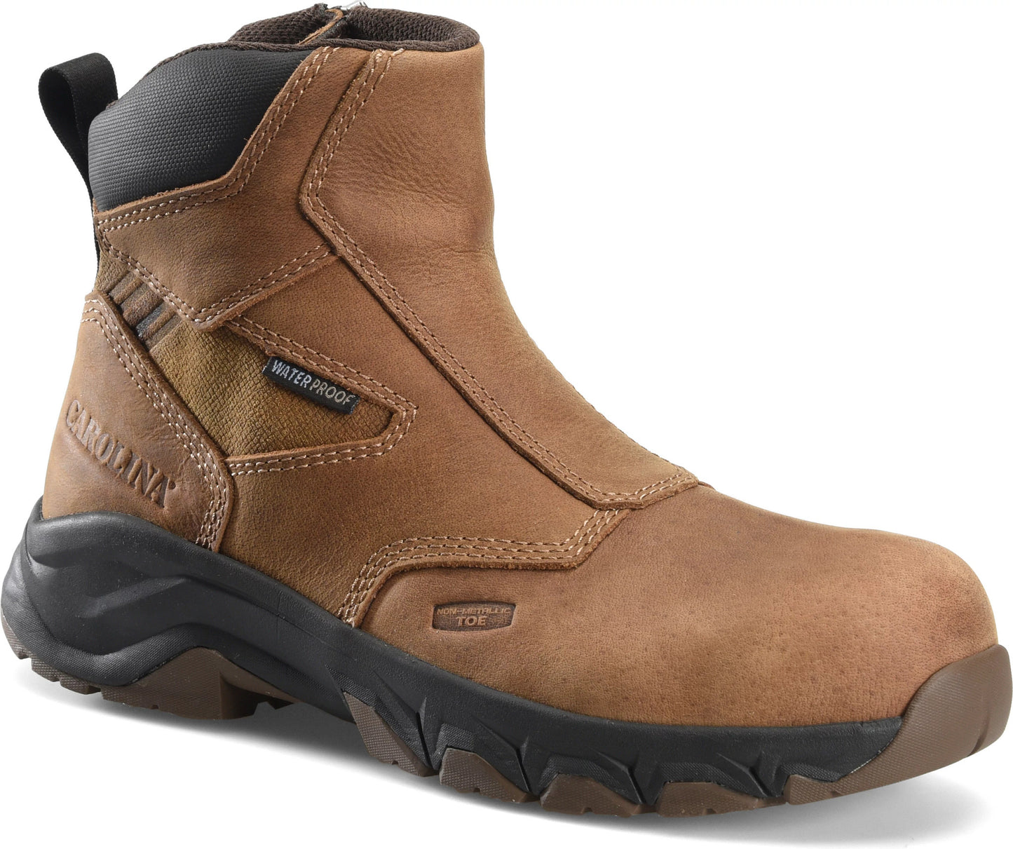 Carolina Boot Subframe Side Zipper Comp Toe Dark Brown