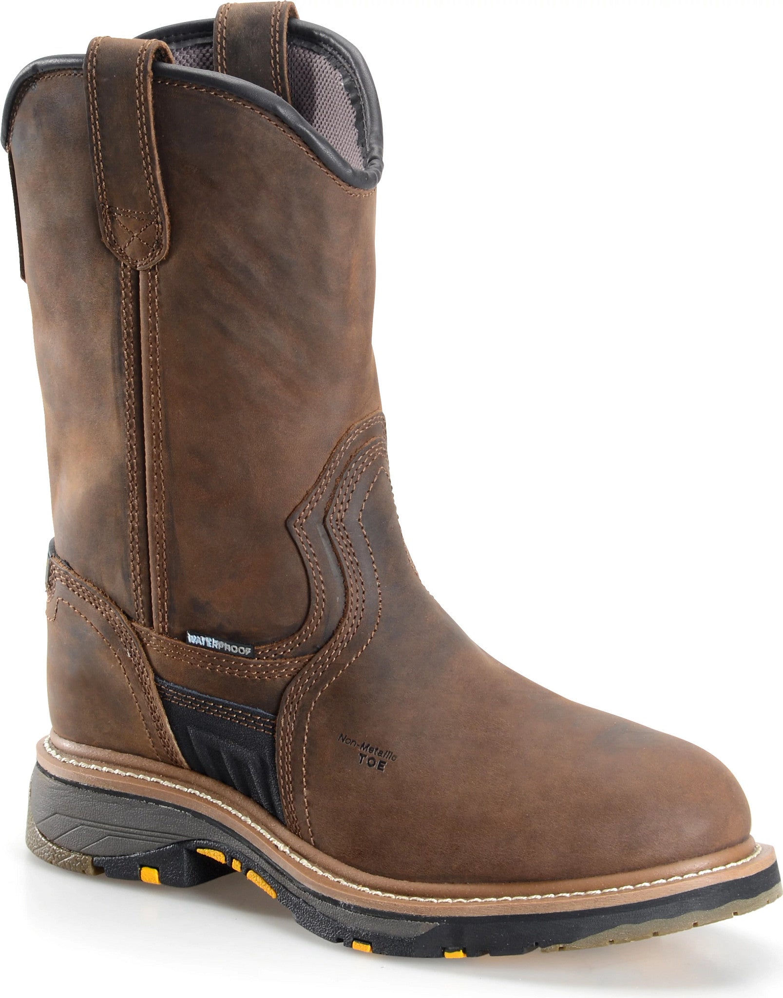 Carolina Boot Well X Workflex 10" Comp Toe Pull On Dark Brown