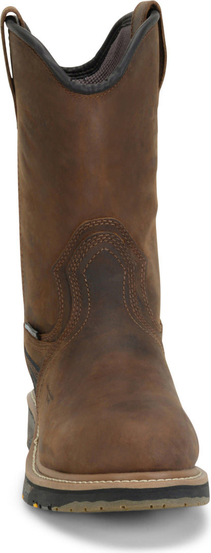 Carolina Boot Well X Workflex 10" Comp Toe Pull On Dark Brown