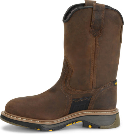 Carolina Boot Well X Workflex 10" Comp Toe Pull On Dark Brown