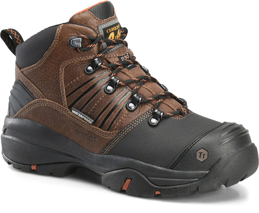 Carolina Boot Miter Int 6” Waterproof Carbon Comp Toe Internal Met Guard Dark Brown