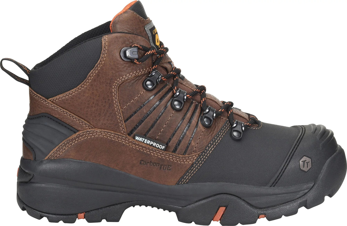 Carolina Boot Miter Int 6” Waterproof Carbon Comp Toe Internal Met Guard Dark Brown