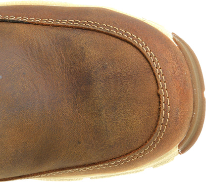 Carolina Boot S-117 Aluminum Toe Slip On Shoe Dark Brown