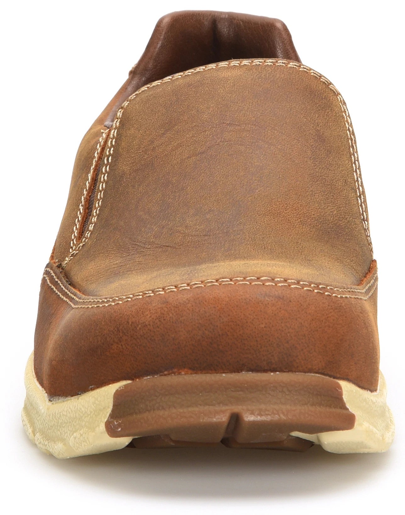 Carolina Boot S-117 Aluminum Toe Slip On Shoe Dark Brown