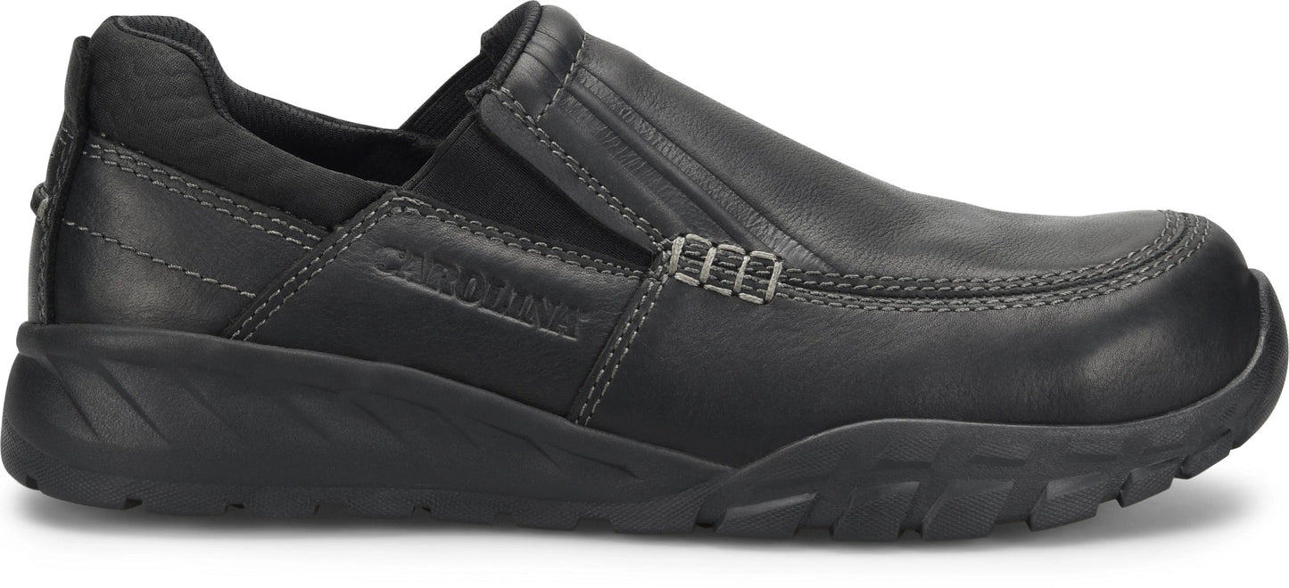 Carolina Boot Force Comp Toe Slip On Black