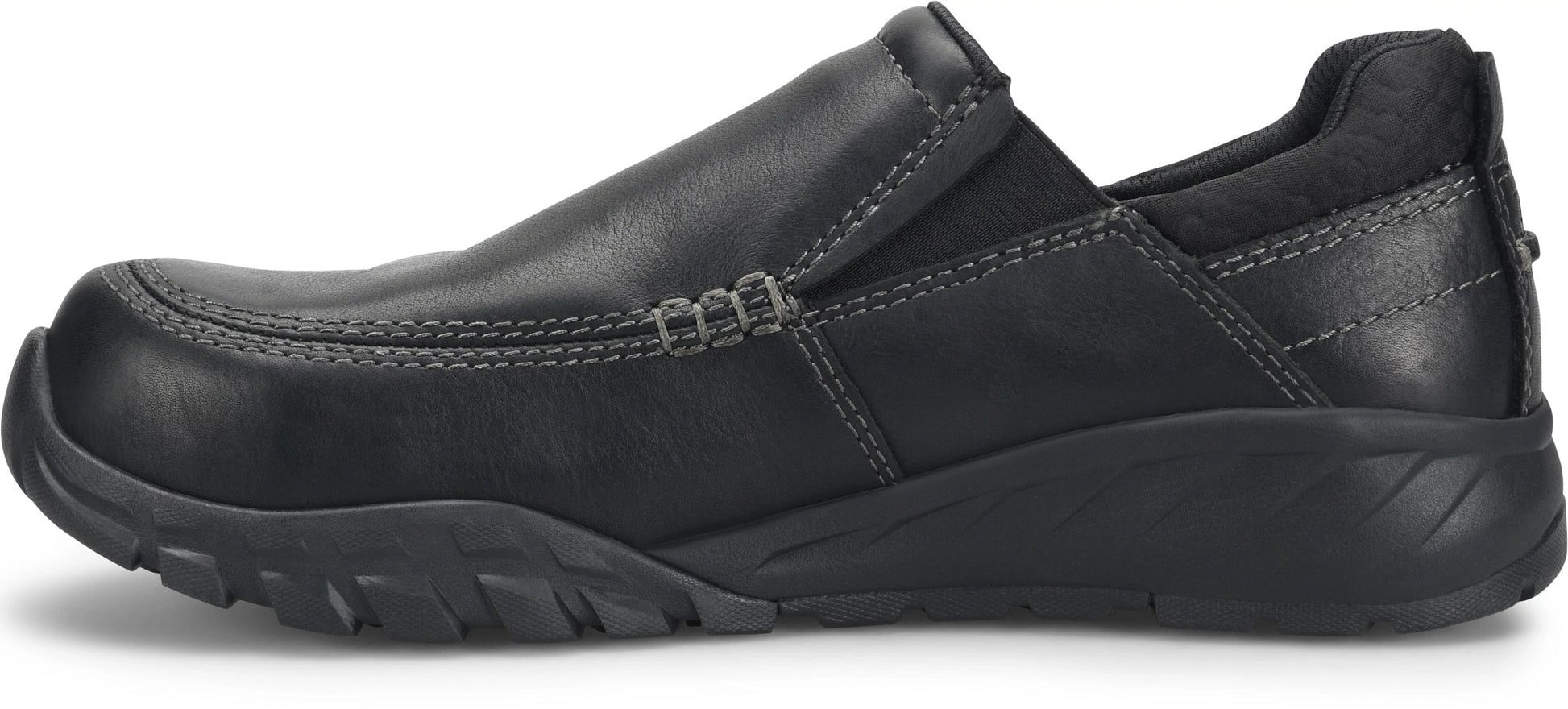 Carolina Boot Force Comp Toe Slip On Black