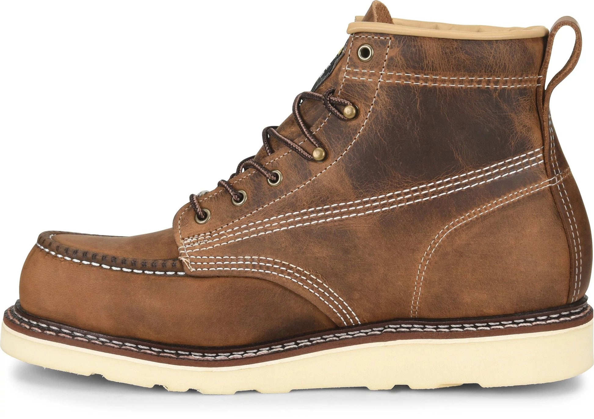 Carolina Boot Amp Usa 6" Steel Toe Work Boot Brown