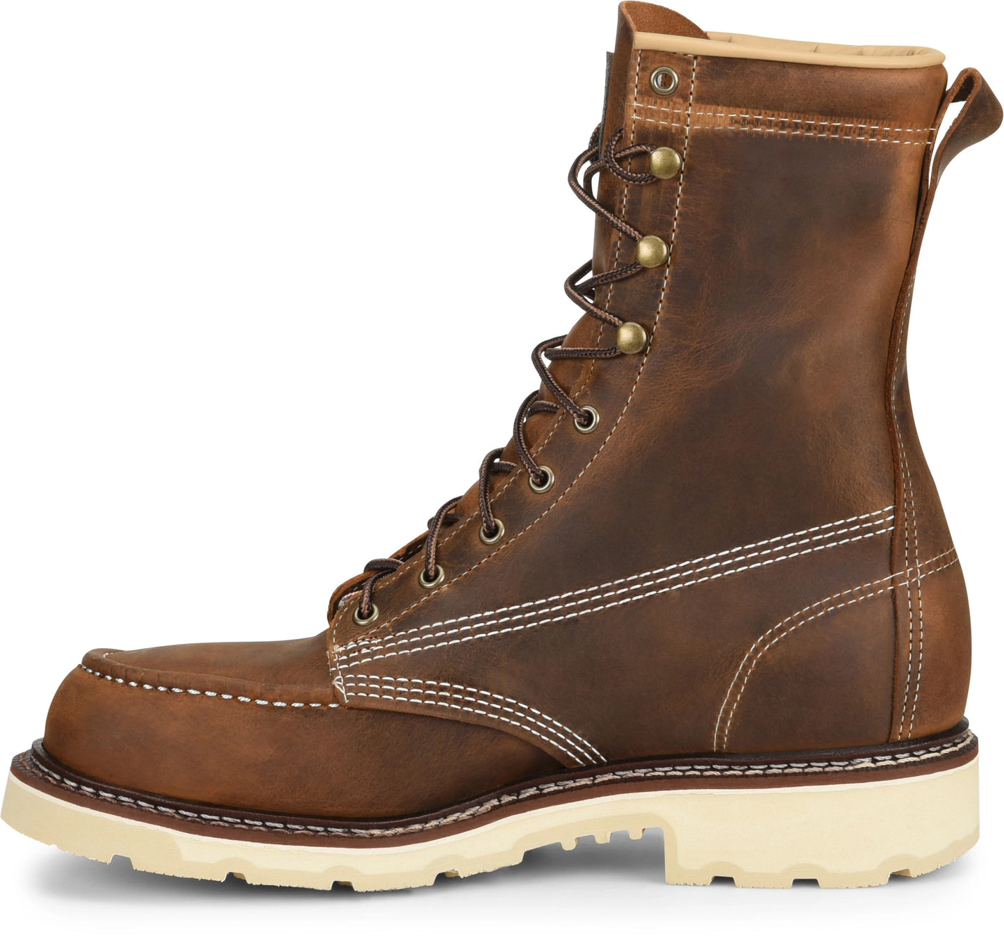 Carolina Boot Ferric Usa 8" Steel Toe Work Boot Brown