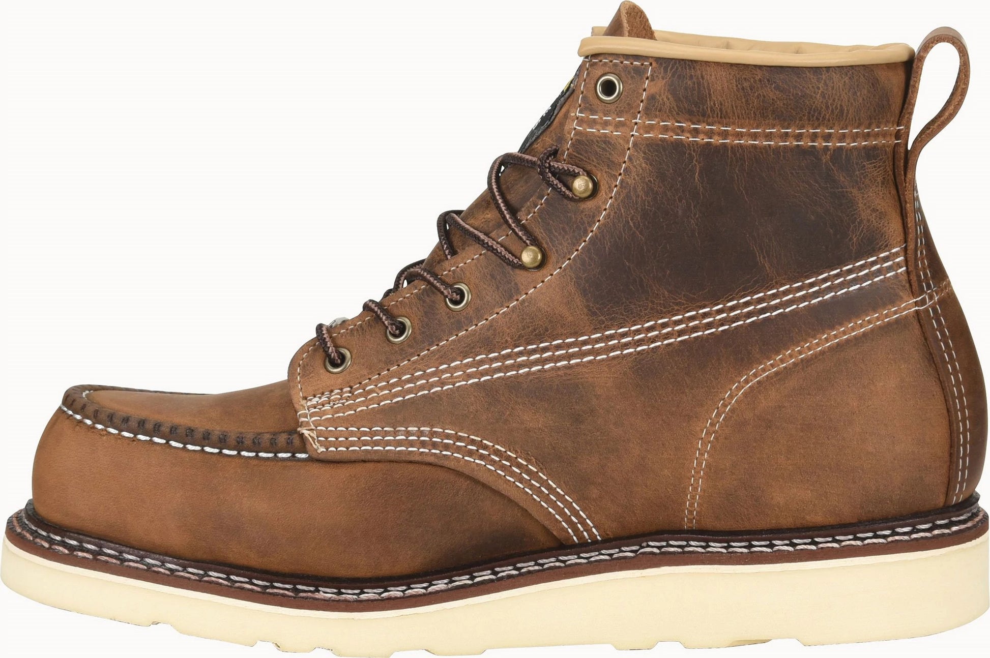 Carolina Boot Amp Usa 6" Soft Toe Work Boot Brown