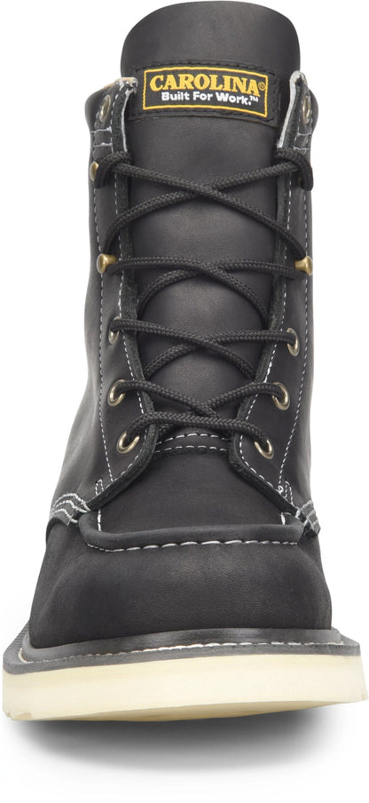 Carolina Boot Amp Mx 6" Moc Toe Work Boot Black