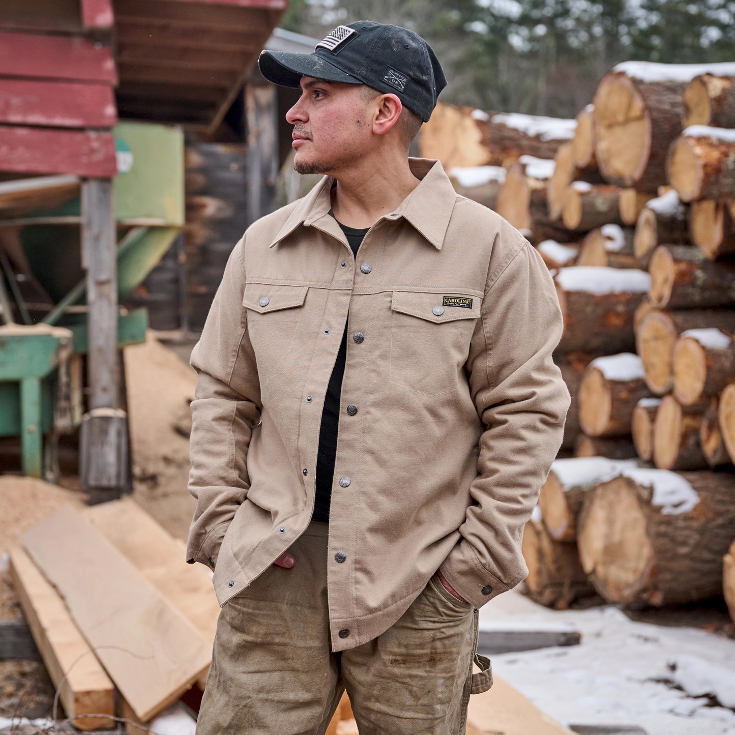 Carolina Boot Shacket Tan