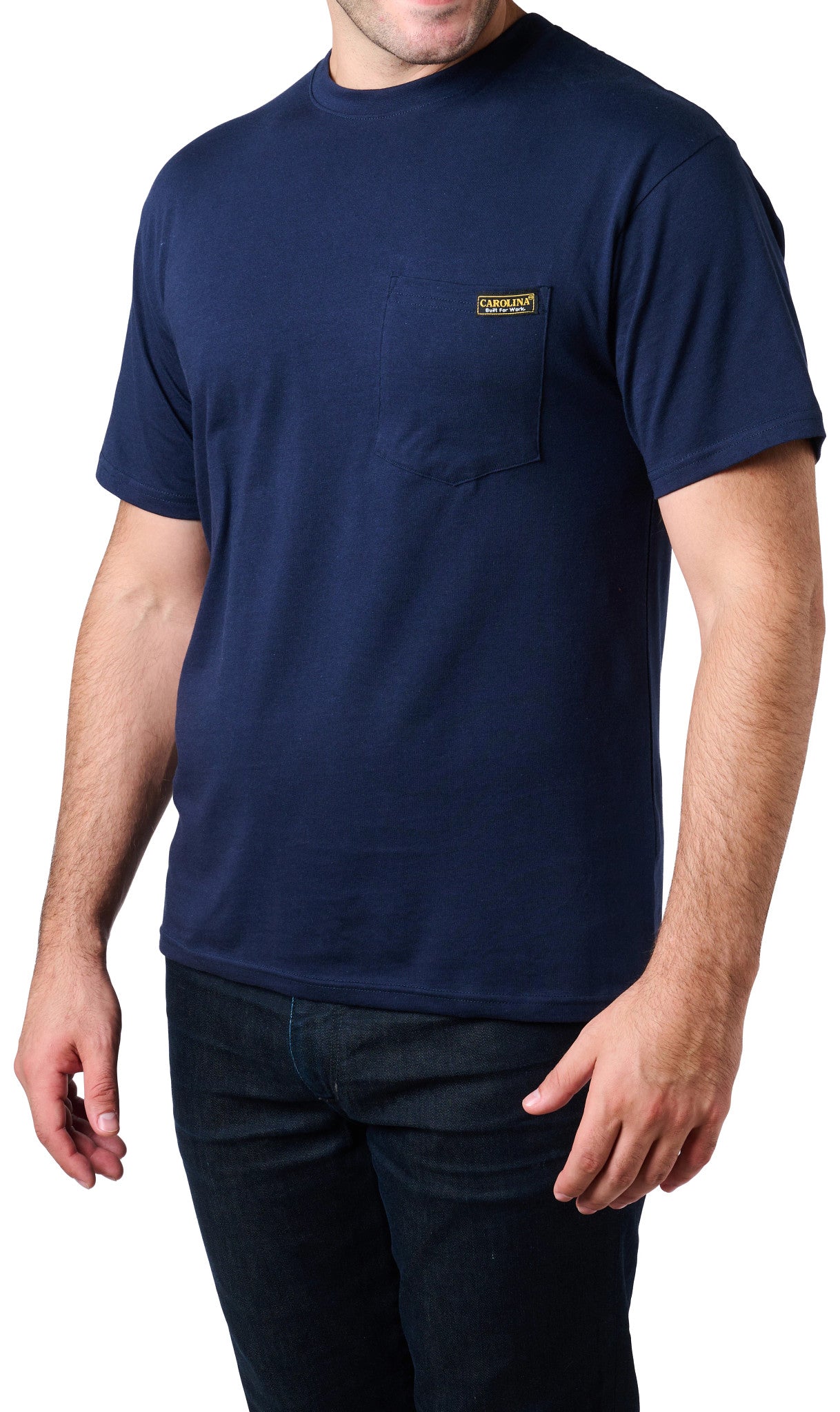Carolina Boot Carolina Pocket Tee Navy Blue
