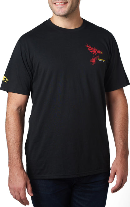 Carolina Boot Cardinal Tee Black