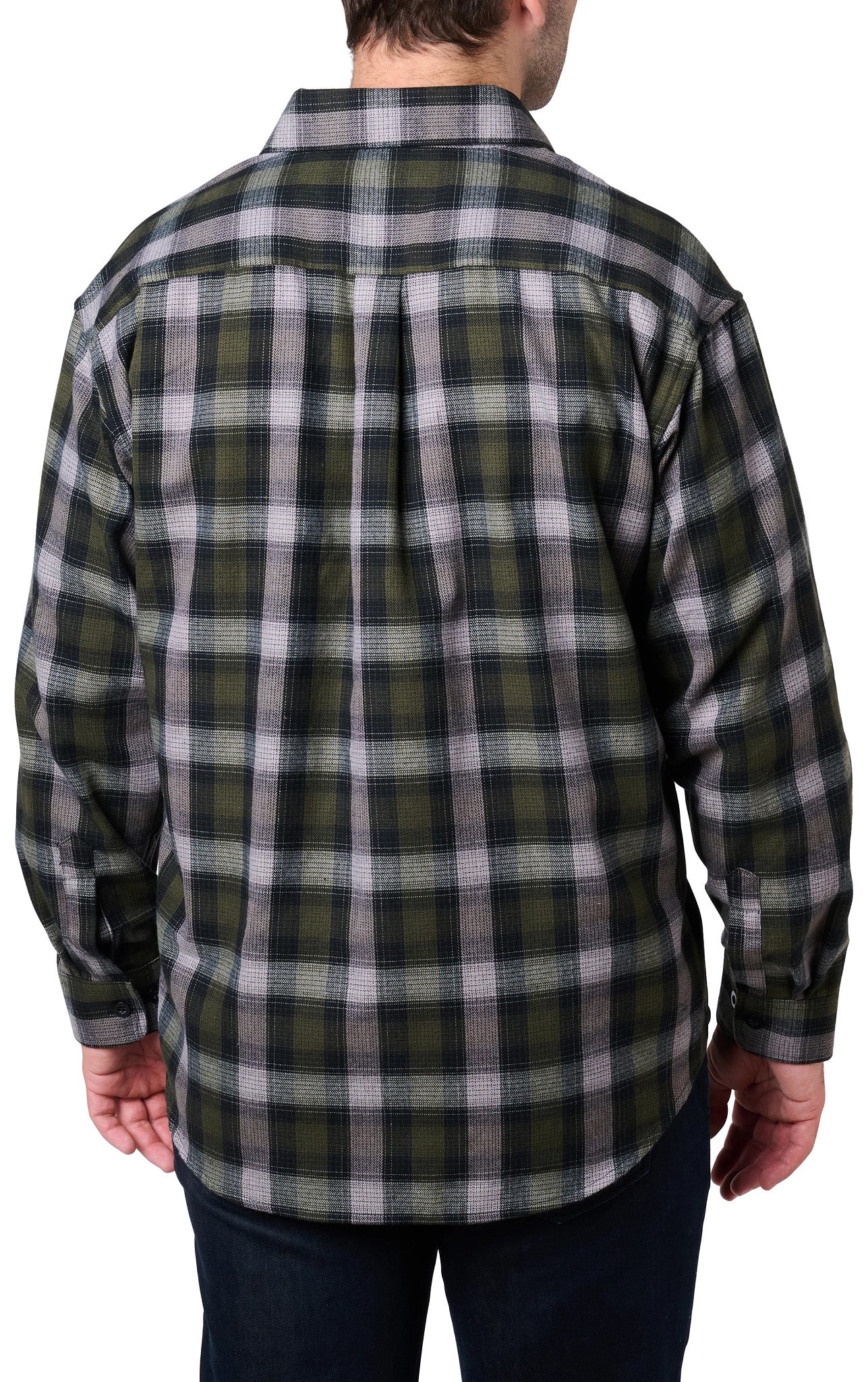 Carolina Boot Woven Flannel Shirt Olive