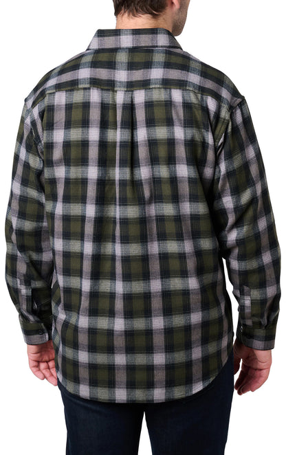 Carolina Boot Woven Flannel Shirt Olive
