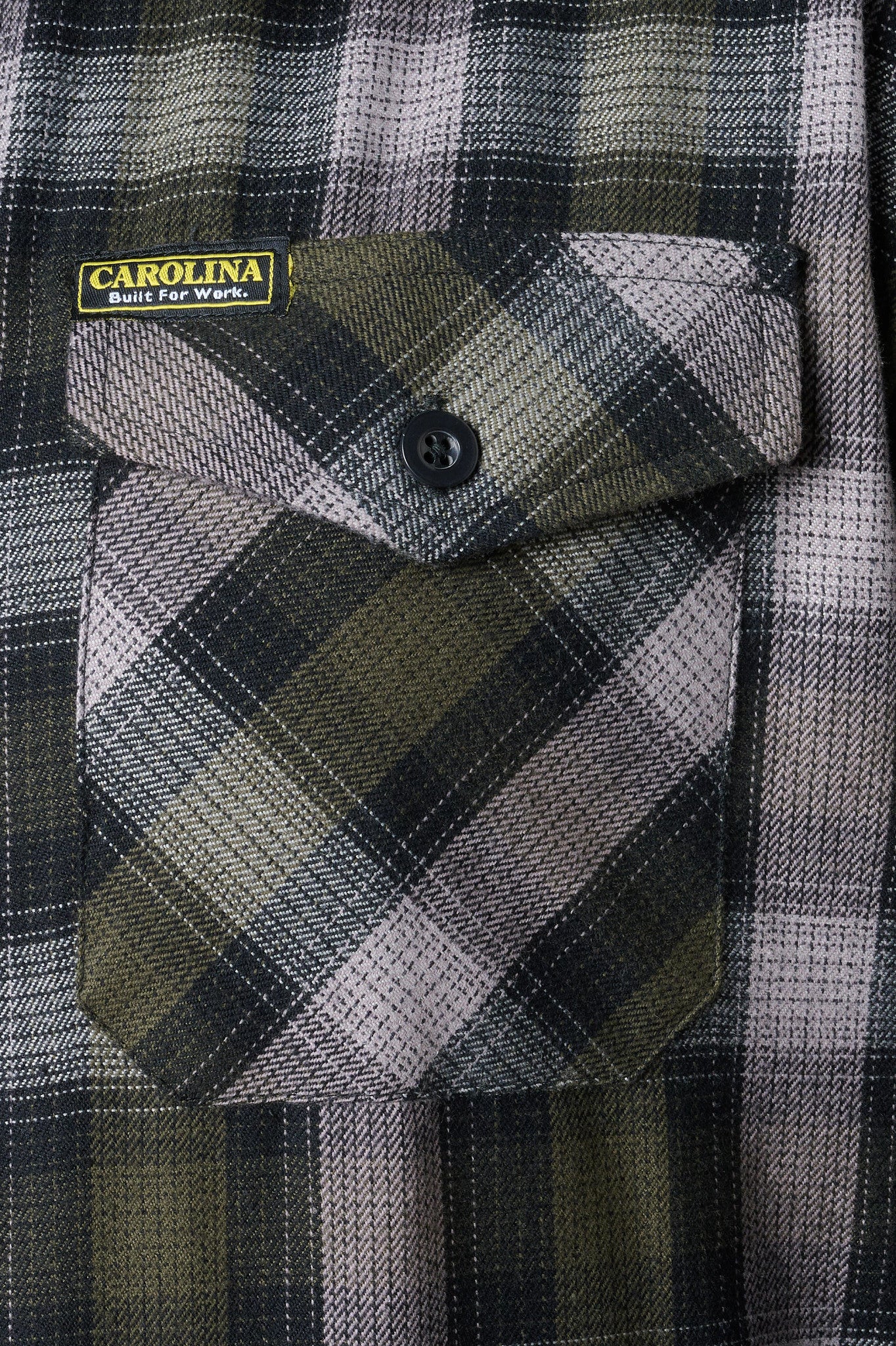 Carolina Boot Woven Flannel Shirt Olive