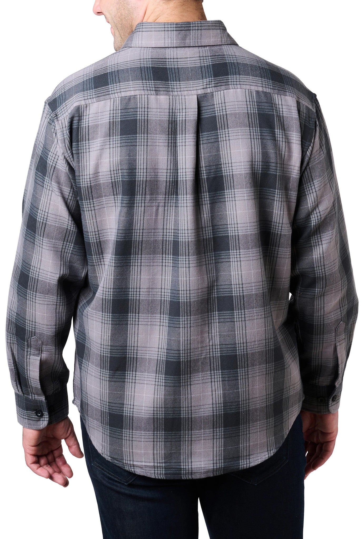 Carolina Boot Woven Flannel Shirt Grey