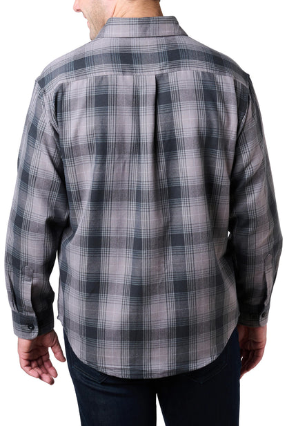Carolina Boot Woven Flannel Shirt Grey