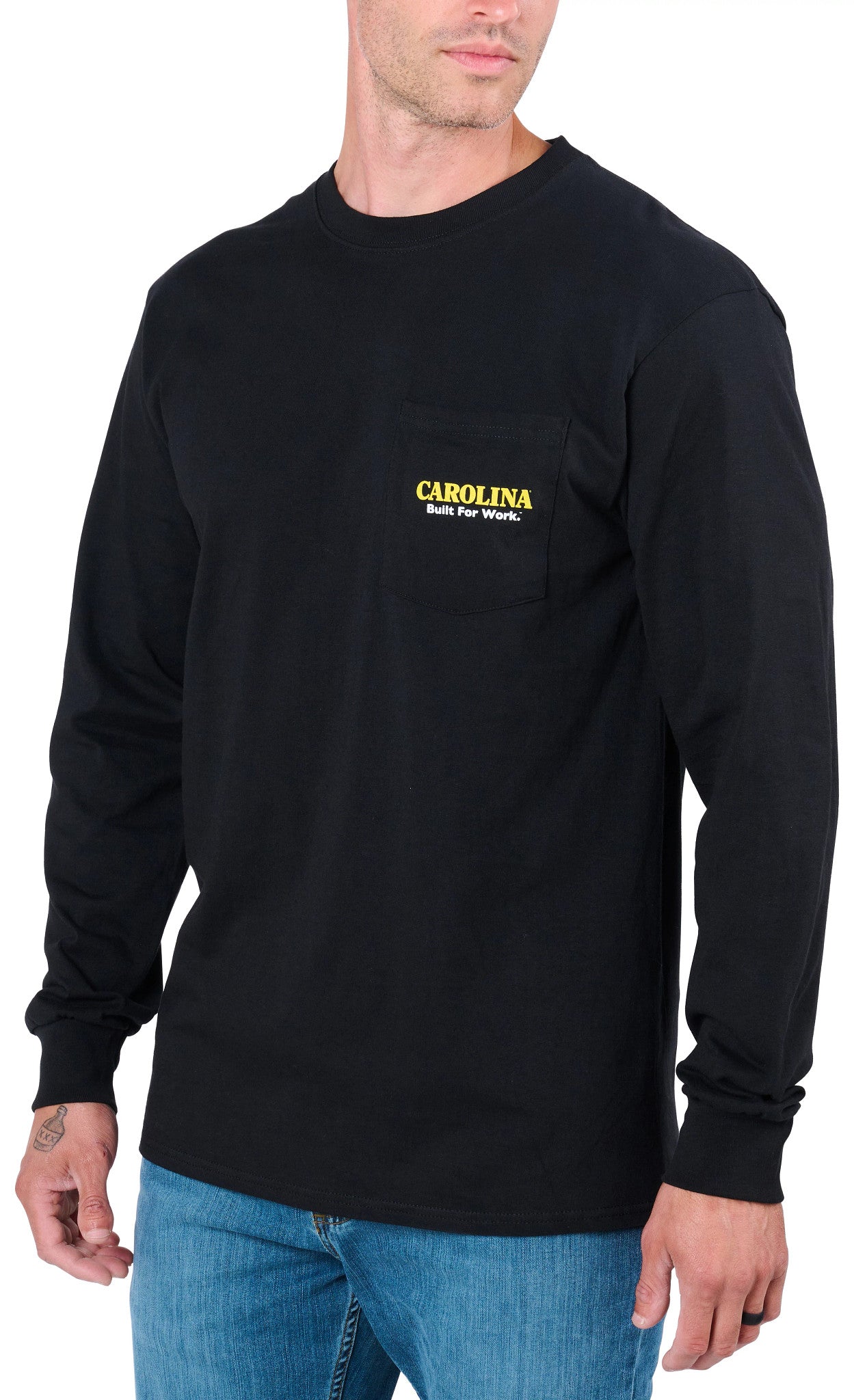 Carolina Boot Work Harder Long Sleeve T-Shirt Black