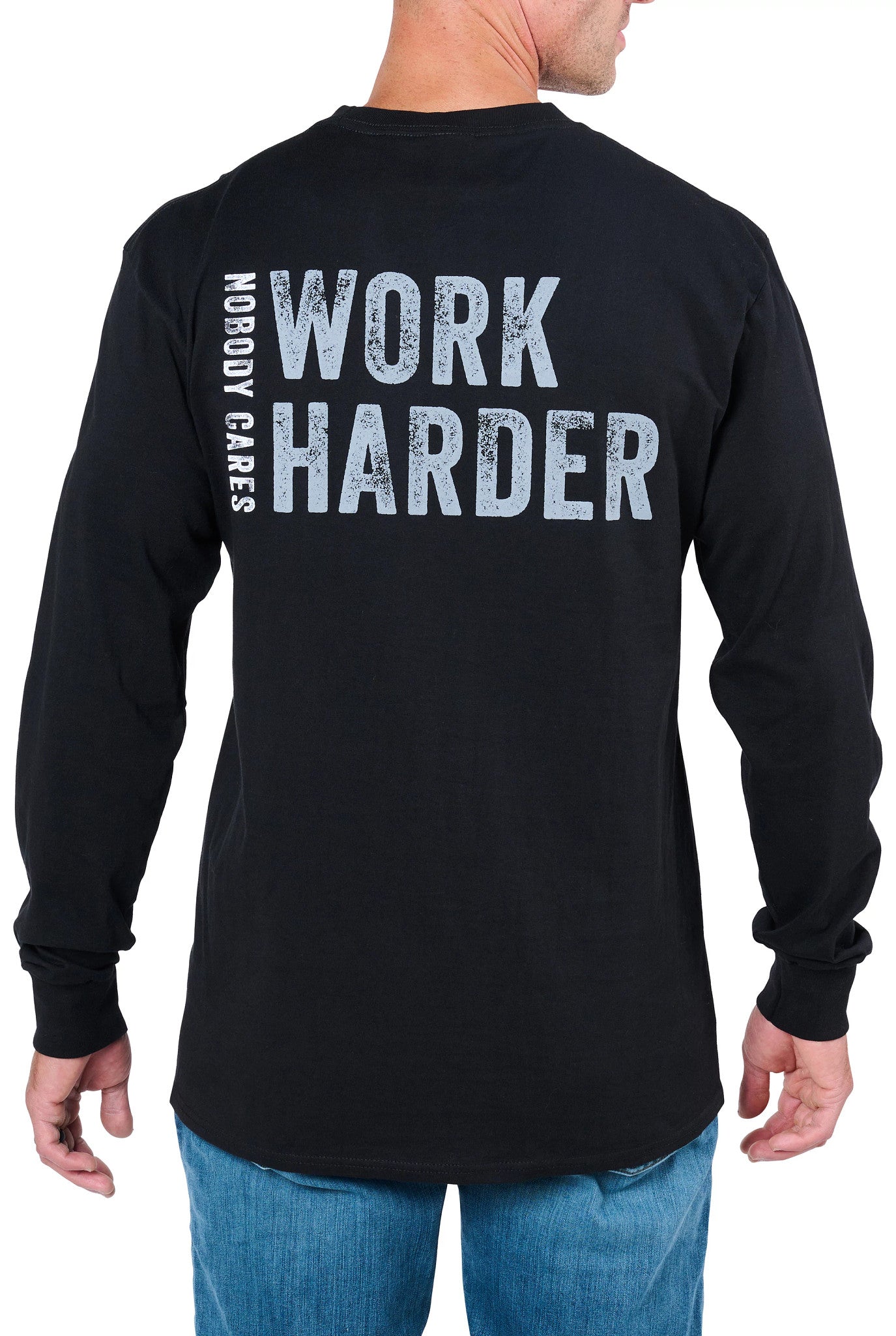 Carolina Boot Work Harder Long Sleeve T-Shirt Black