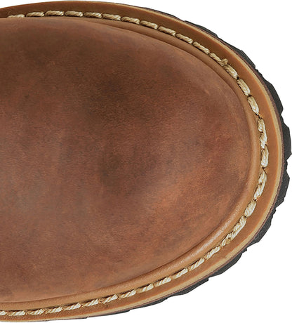 Carolina Boot Women’s Elm 8” Waterproof Comp Toe Logger Dark Brown