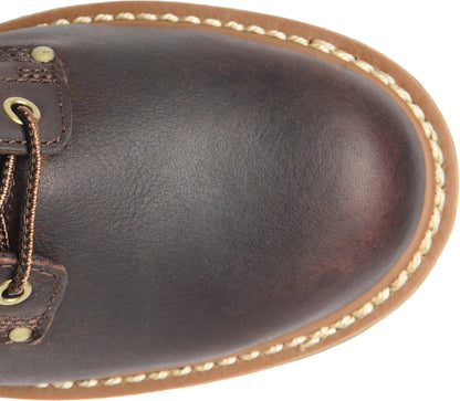 Carolina Boot Women's Elm 8" Steel Toe Logger Dark Brown