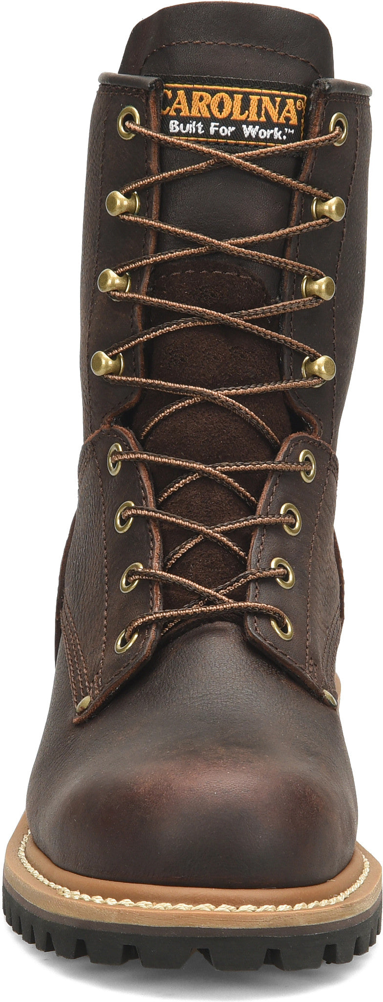 Carolina Boot Women's Elm 8" Steel Toe Logger Dark Brown