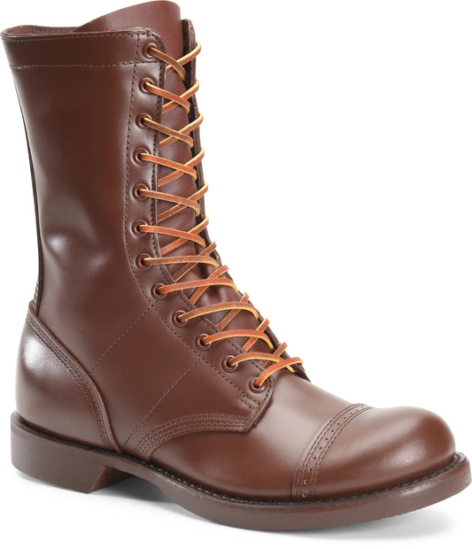 Carolina Boot Corcoran Women's Historic 10" Soft Toe Jump Boot Dark Brown