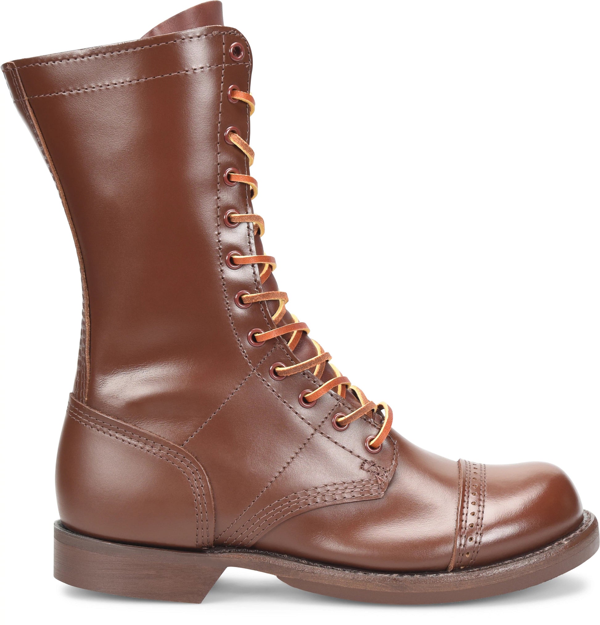 Carolina Boot Corcoran Women's Historic 10" Soft Toe Jump Boot Dark Brown