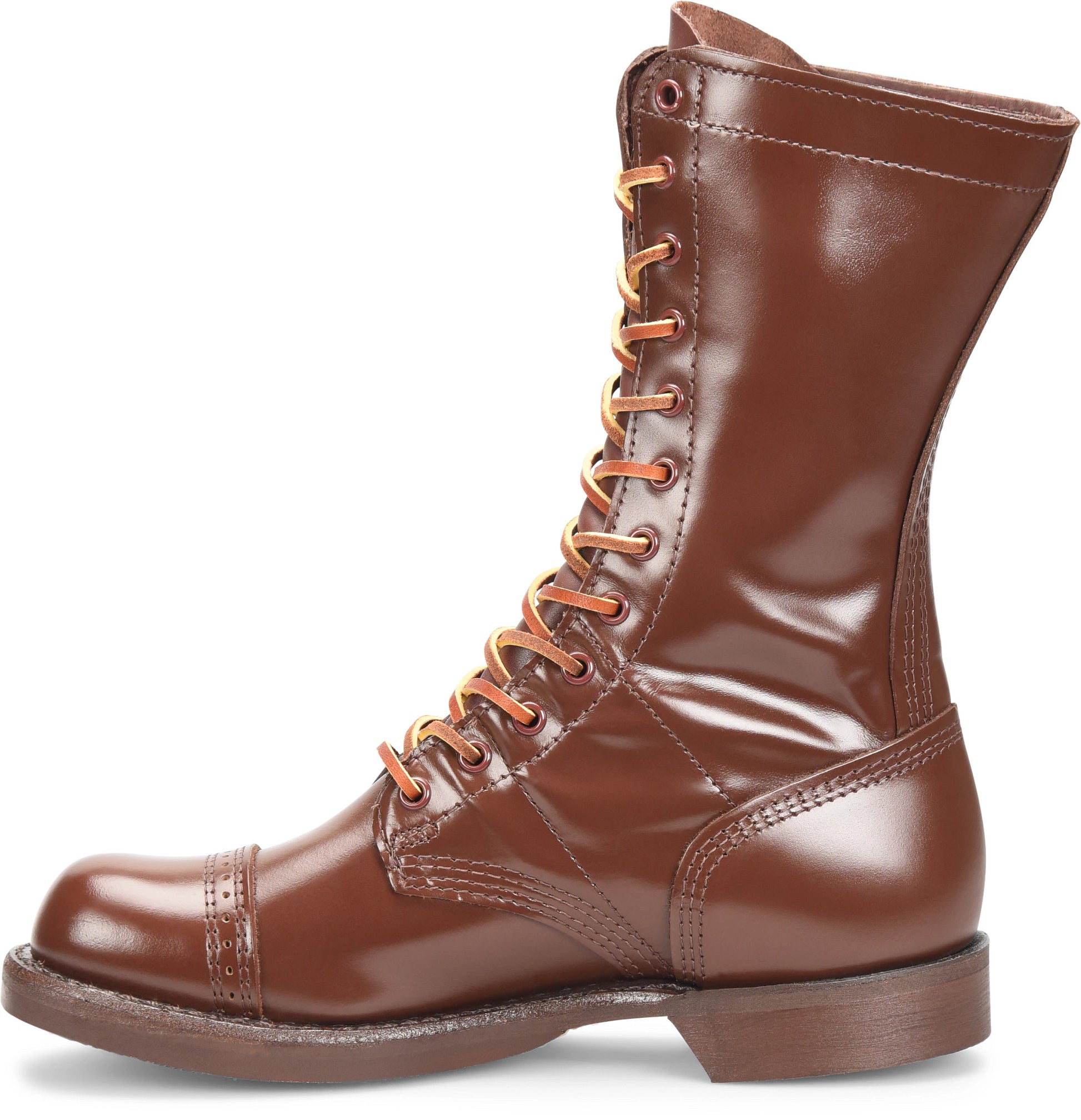 Carolina Boot Corcoran Women's Historic 10" Soft Toe Jump Boot Dark Brown